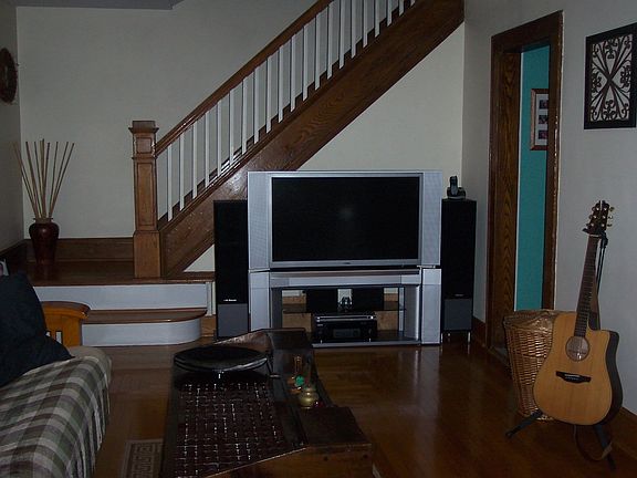LIVING ROOM WITH HARDWOOD FLOOR!