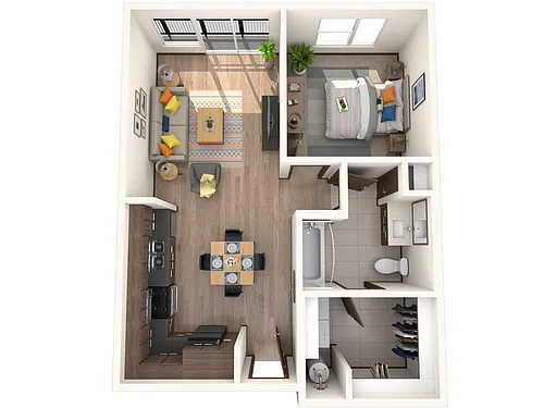 Floor plan A1a