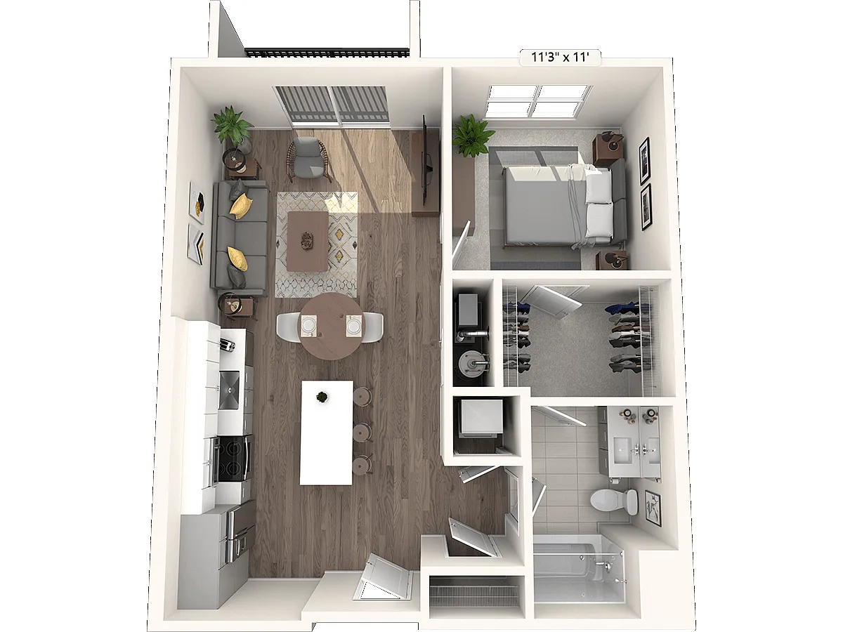 Floor plan 1D1