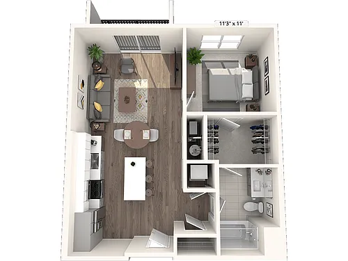 Floor plan 1D1