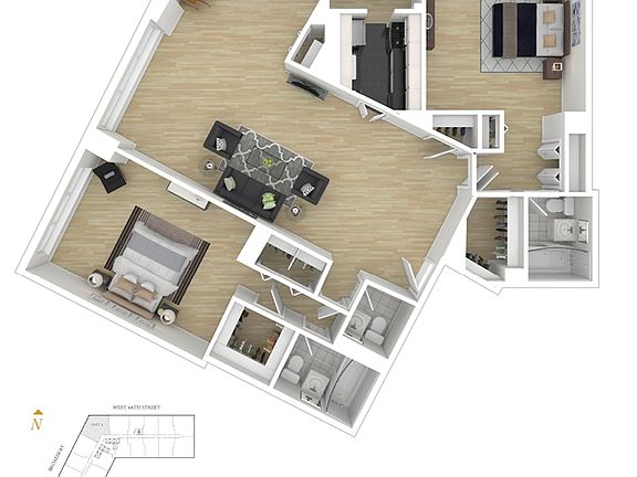 3rd image of 20 W 64th St APT 40K