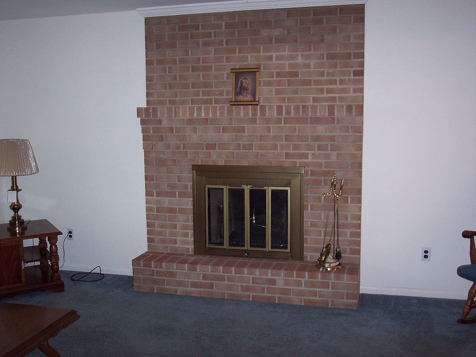 Brick Fireplace