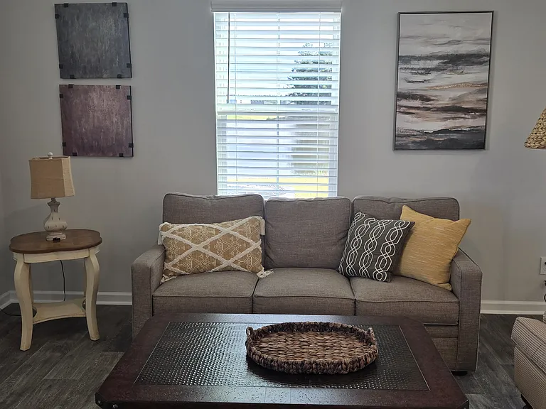 Downstairs gathering space