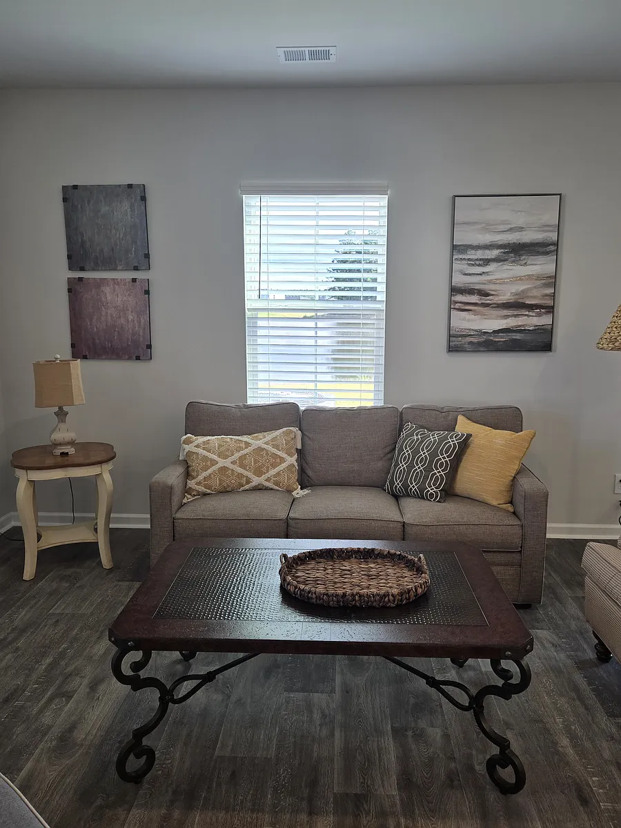 Downstairs gathering space - 175 Saltgrass Way