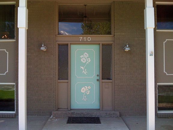 Front door.
