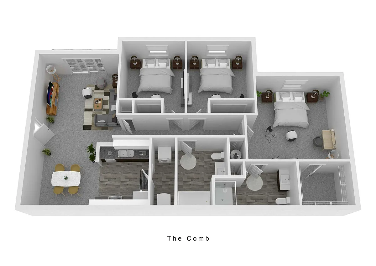 Floor plan Comb Renovated