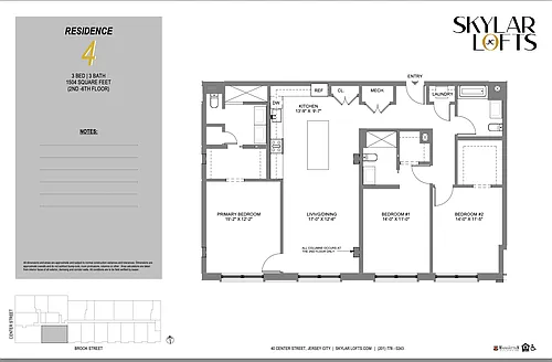Floor plan 606