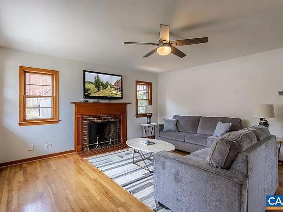 Hardwood floors throughout the home with new windows