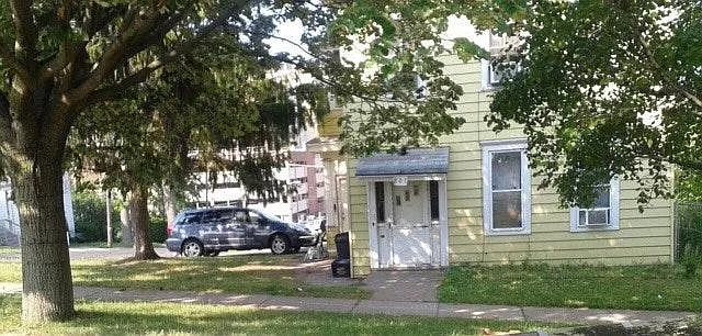 outside