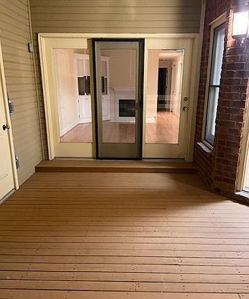 from deck looking in den