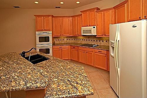 Brazilian Granite Countertops and Upgraded Granite Sink!