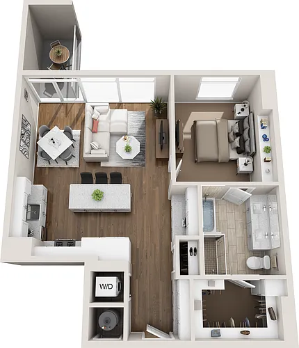 Floor plan A1E ADA