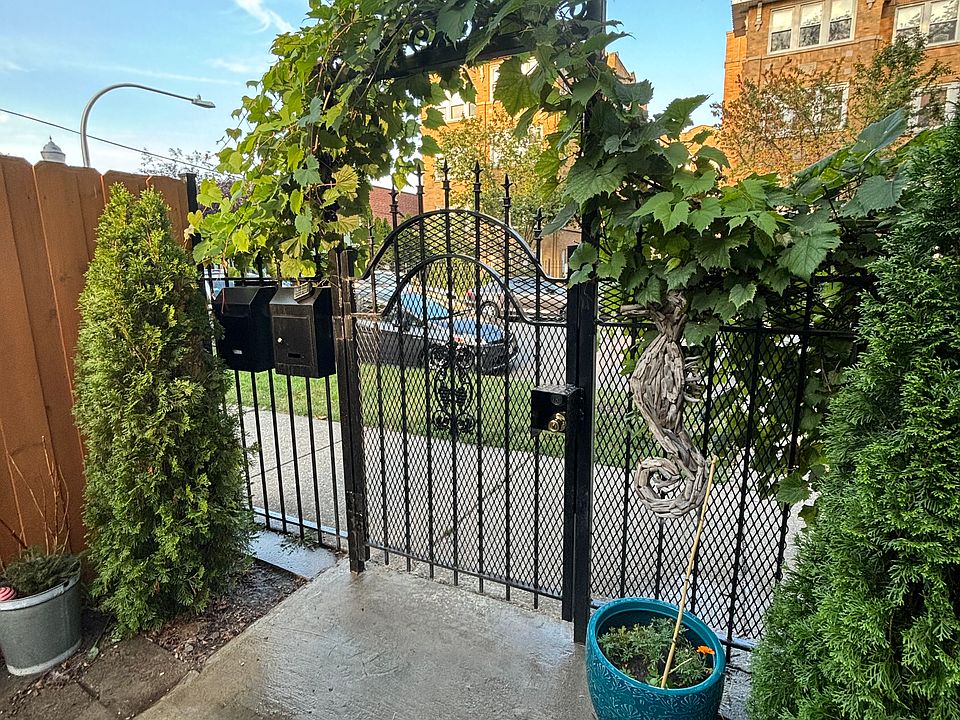 front gate. Fully fenced and secure yard