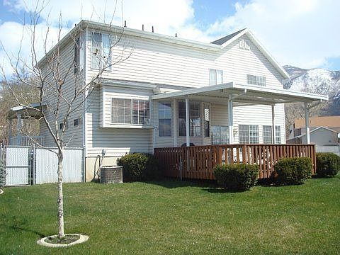 Back Yard with Covered Deck