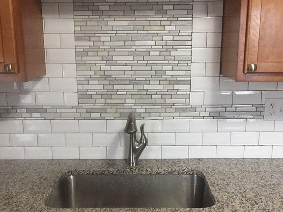 kitchen with tile back splash