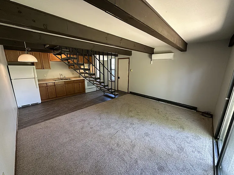 Livingroom with Mini Splits for heating and cooling