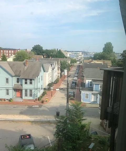 Overlooking the Famous Starr Street and the harbor