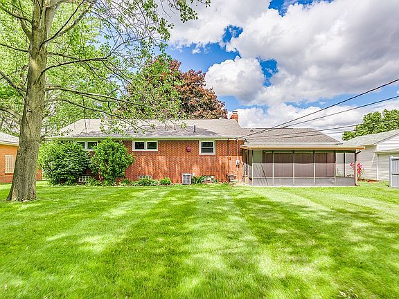 Rear view of the house.