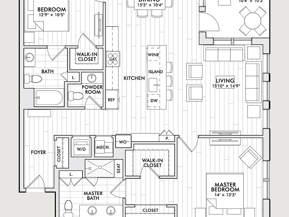 Residence C2 - Two Bedroom