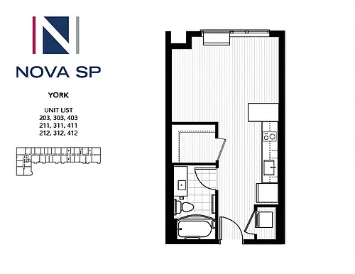 Floor plan York