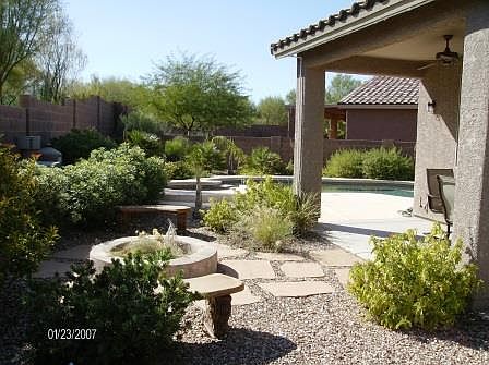 Pool and covered patio