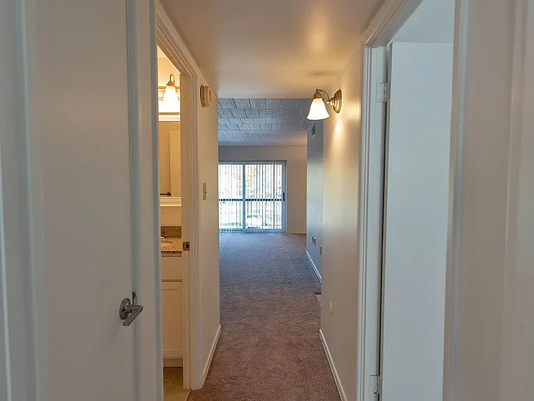 View of hallway from bedrooms