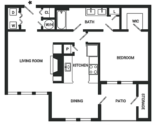 Floor plan The Hillshire