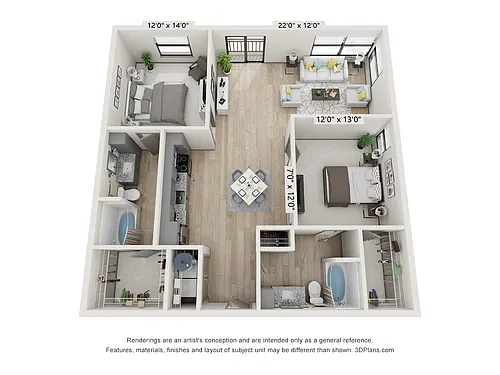 Floor plan The Jefferson - B6