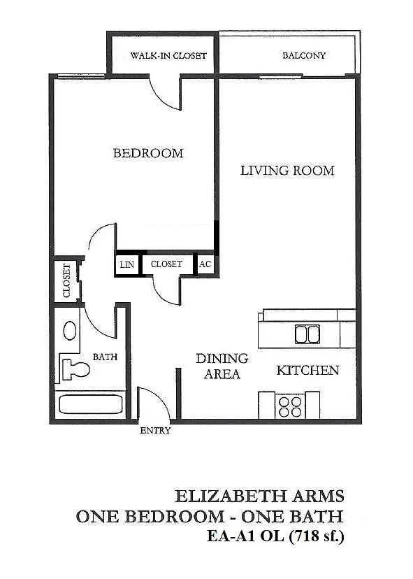 Floor plan EA-A1-OL Top Floor 3