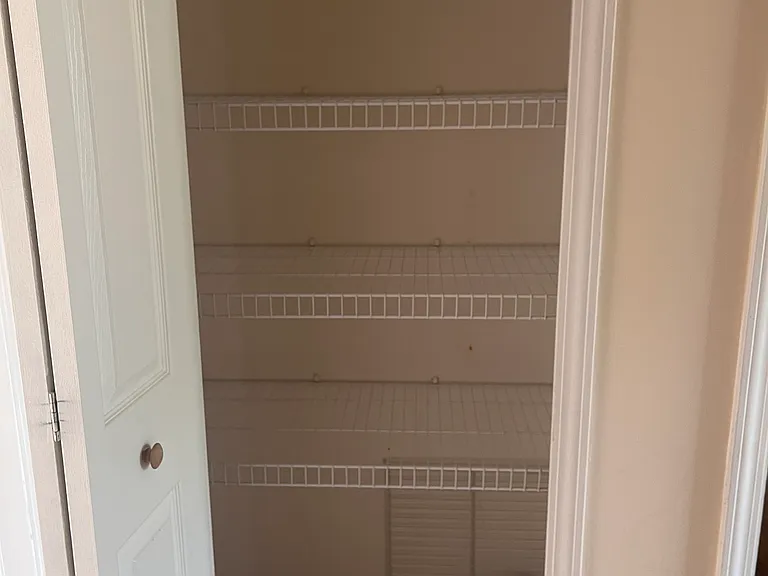 Upstairs hall closet