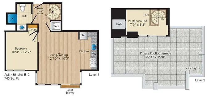 Floor plan Style B12 Penthouse