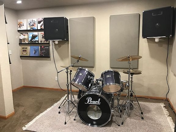Sound proof music room