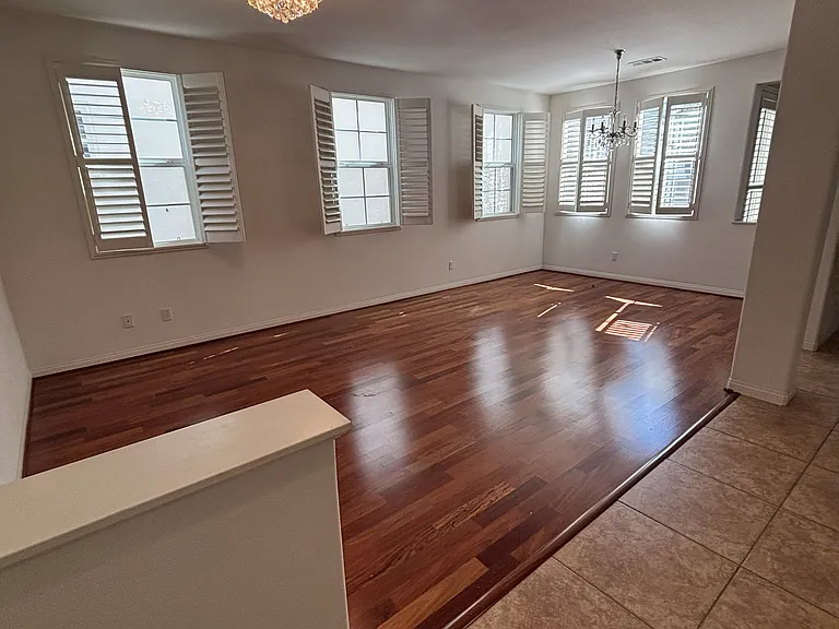 sitting and dining room