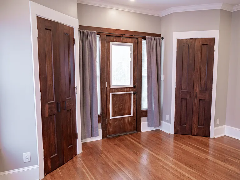 Master bedroom with 2 closets