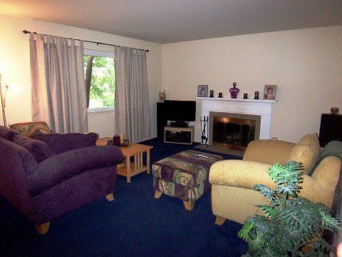 Living Room with Fireplace