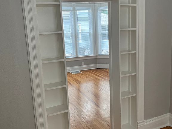 Living room looking into main floor master