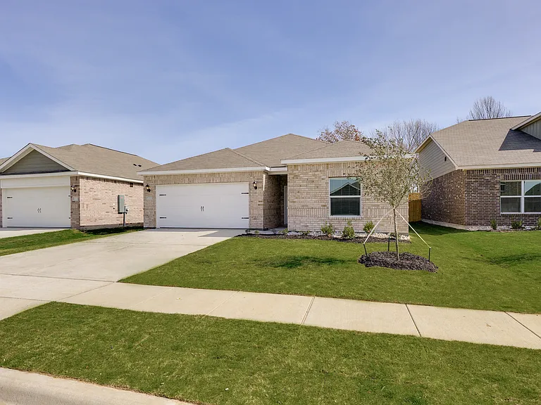 The Carter has an attached two-car garage.