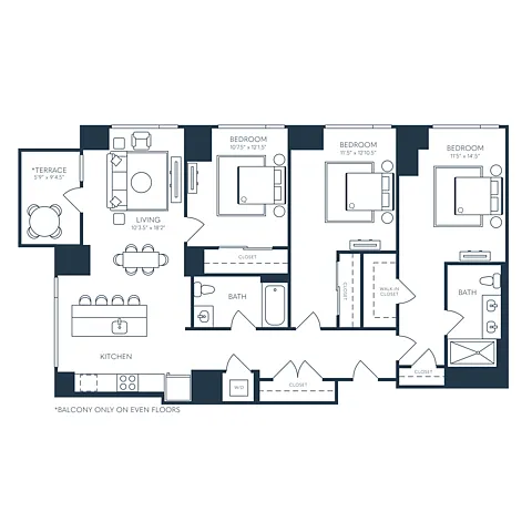 Floor plan C1