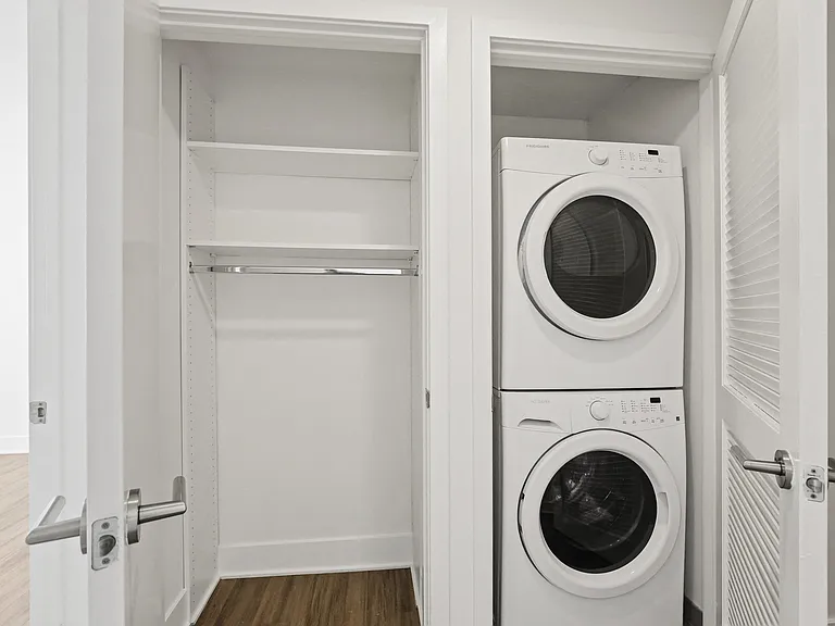 In-Suite Washer & Dryer and Storage Closet
