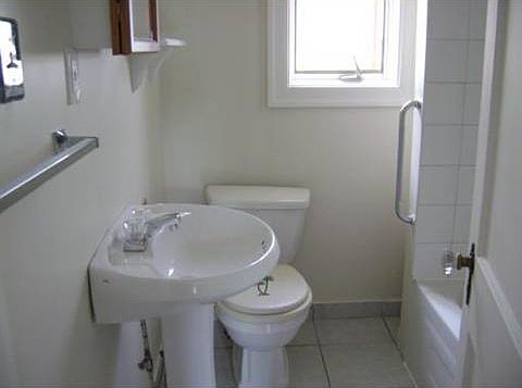 tiled bathroom