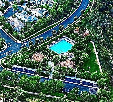 Arial view of the Clubhouse