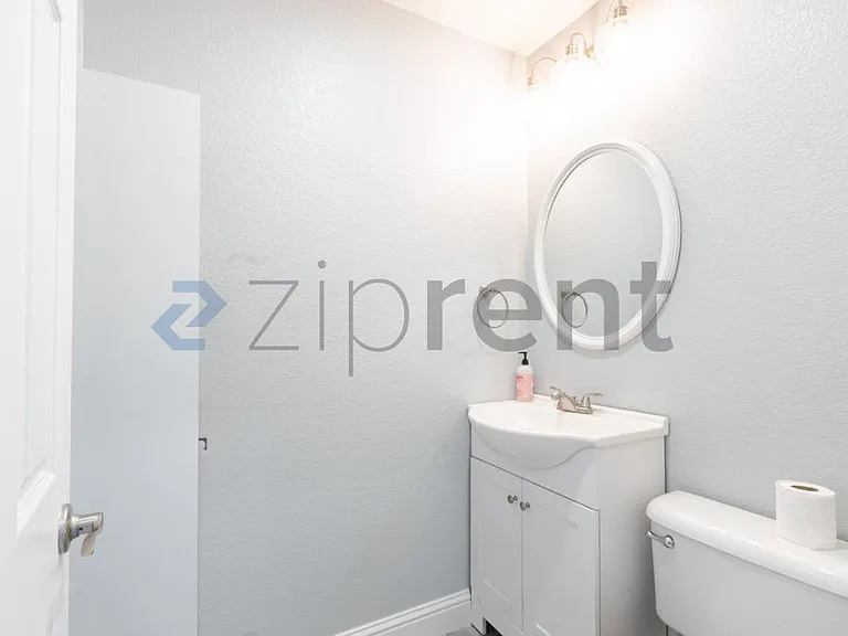 half bathroom downstairs