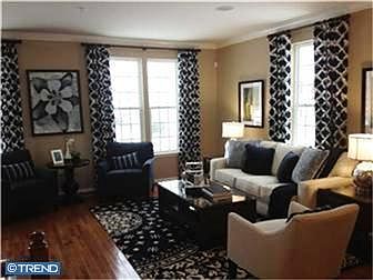 family room with all hardwood floors