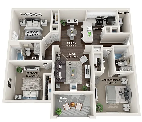Floor plan The Hibiscus