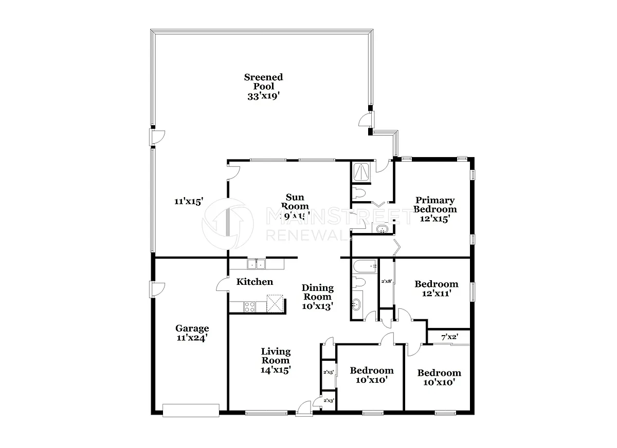 Floor Plan - 3031 Bucida Dr