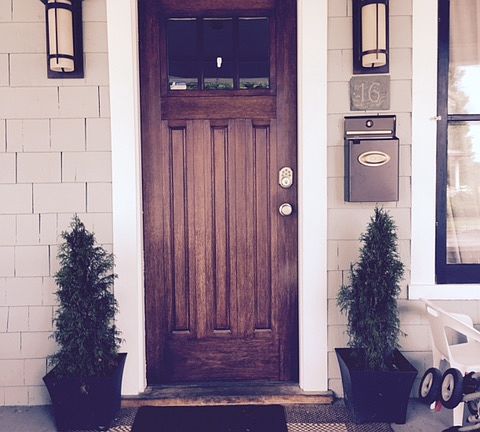 Front door keyless entry