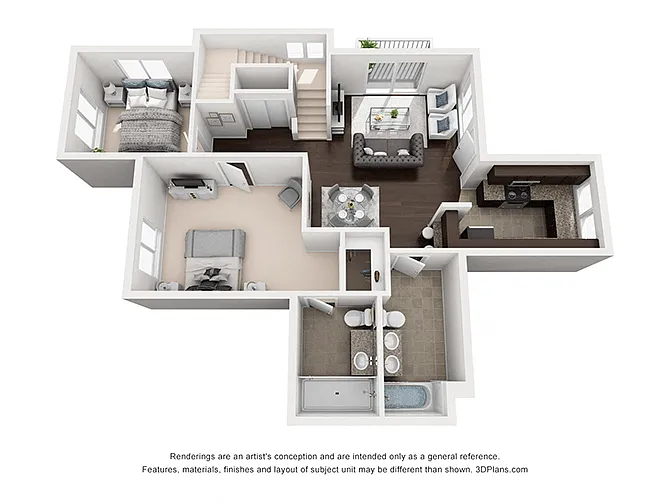 Floor plan C6- Townhomes