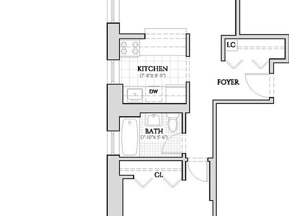 2nd image of 410 W 43rd St #11F