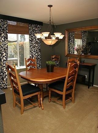 Formal dining area