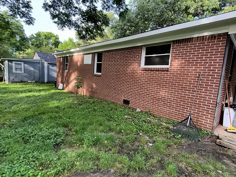 Back view of the house.